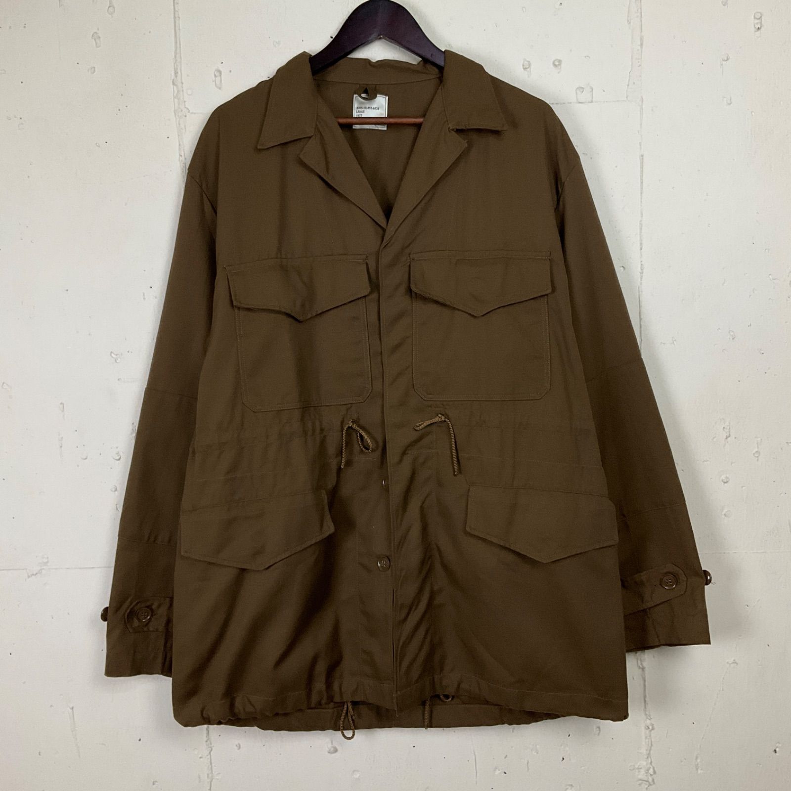 SADF 南アフリカ防衛軍 ヌートリアシャツ1stパターン 1975年製実物中古 デッドストック 75年納品 南アフリカ軍 ミリタリー ヌートリア