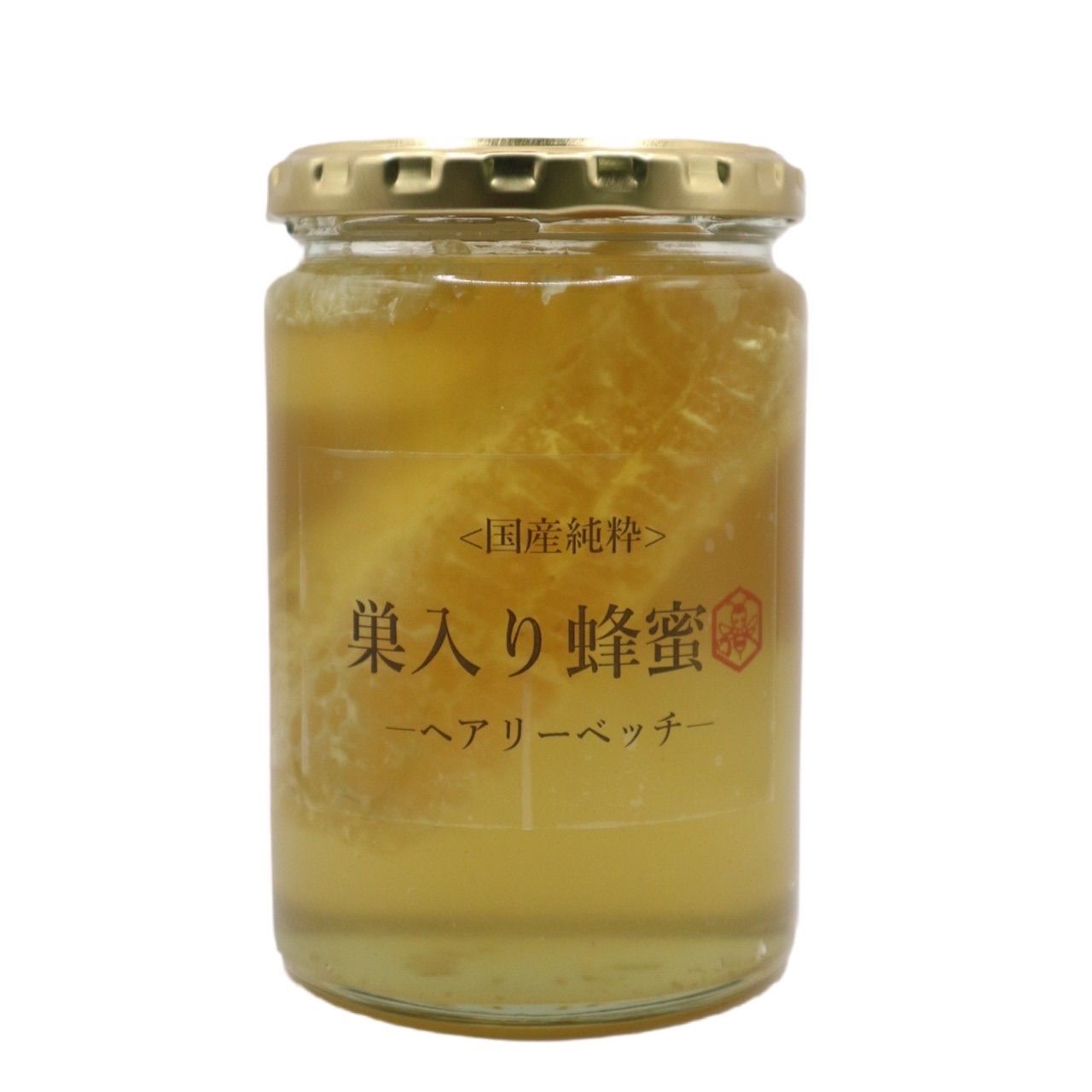 [2024年] 国産純粋巣入り蜂蜜450g コムハニー 蜜巣