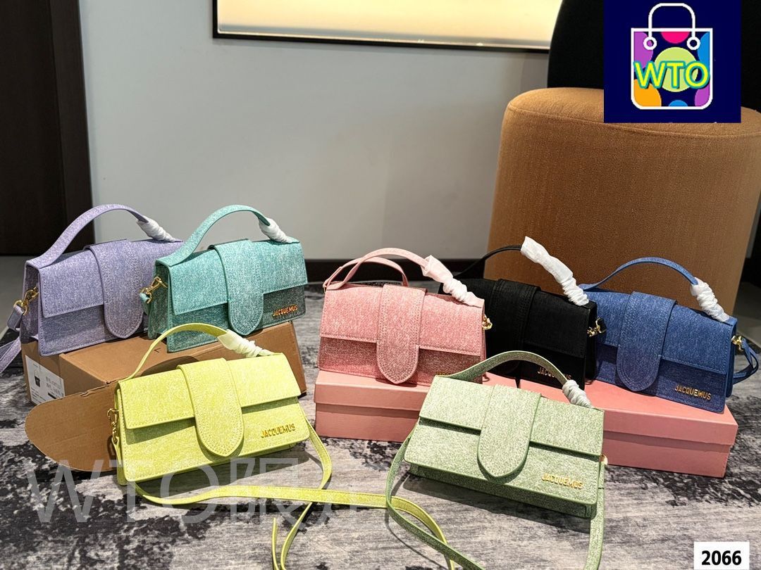 アシンメトリー【JACQUEMUS】斜めカット ハンドバッグ JACQUEMUSハンドバッグ斜めショルダーバッグ、すっきりシンプル