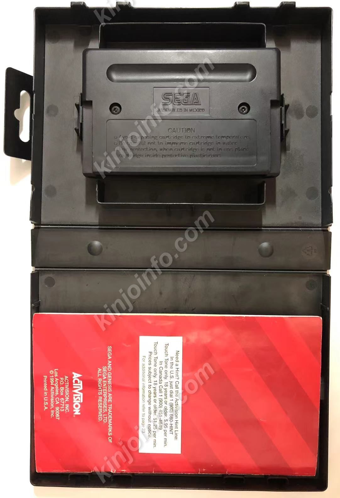 SEGA GENESIS用ソフト 「PITFALL」 (美品・完品)