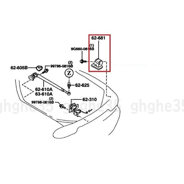 マツダ 純正 RX-7 FD3S リフト ゲート ウェッジ 2個 セット RX7 rx7 rx-7 fd3s レストア 検 リア リヤ バンパー パーツ ホイール マフラー T500