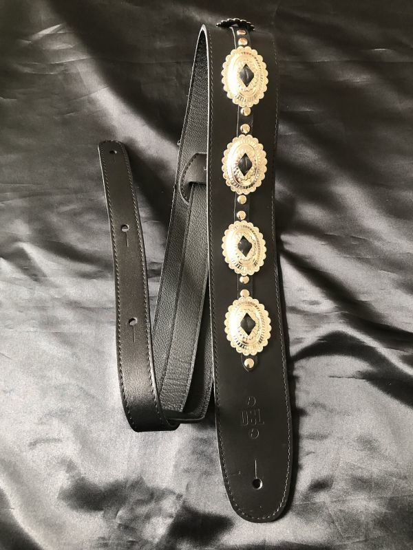 DSL Straps | Concho Black Flower