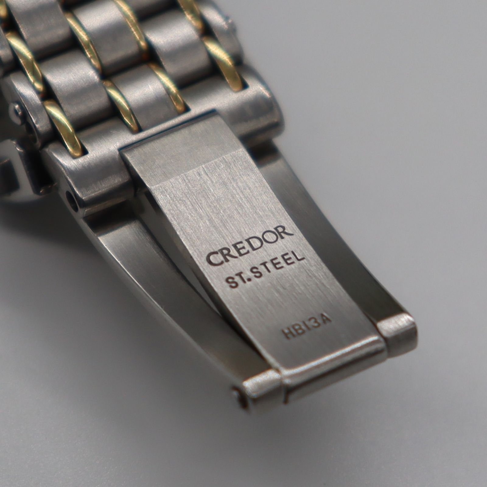 電池新品 セイコー クレドール 5A70-0040 18KTベゼル コンビ