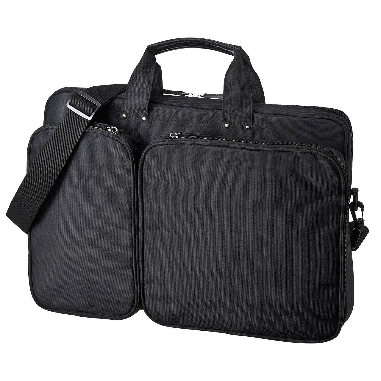 【新着商品】低反発ウレタン採用 BAG-P22BK 衝撃吸収PCケース(15.6インチワイド対応) サンワサプライ