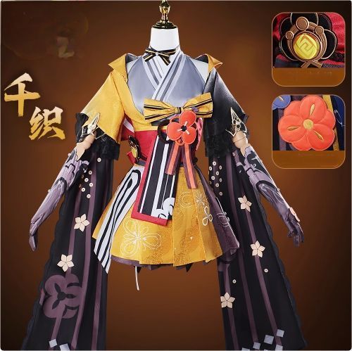 原神げんしん 千織(ちおり) コスプレ衣装 高級感フルセット 新品未開封 