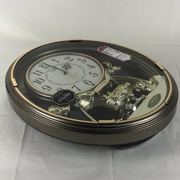 CITIZEN シチズン からくり時計 4MJA03-0 楽天市場】振り子時計 報時 リズム ベングラーR 4MJA03RH06