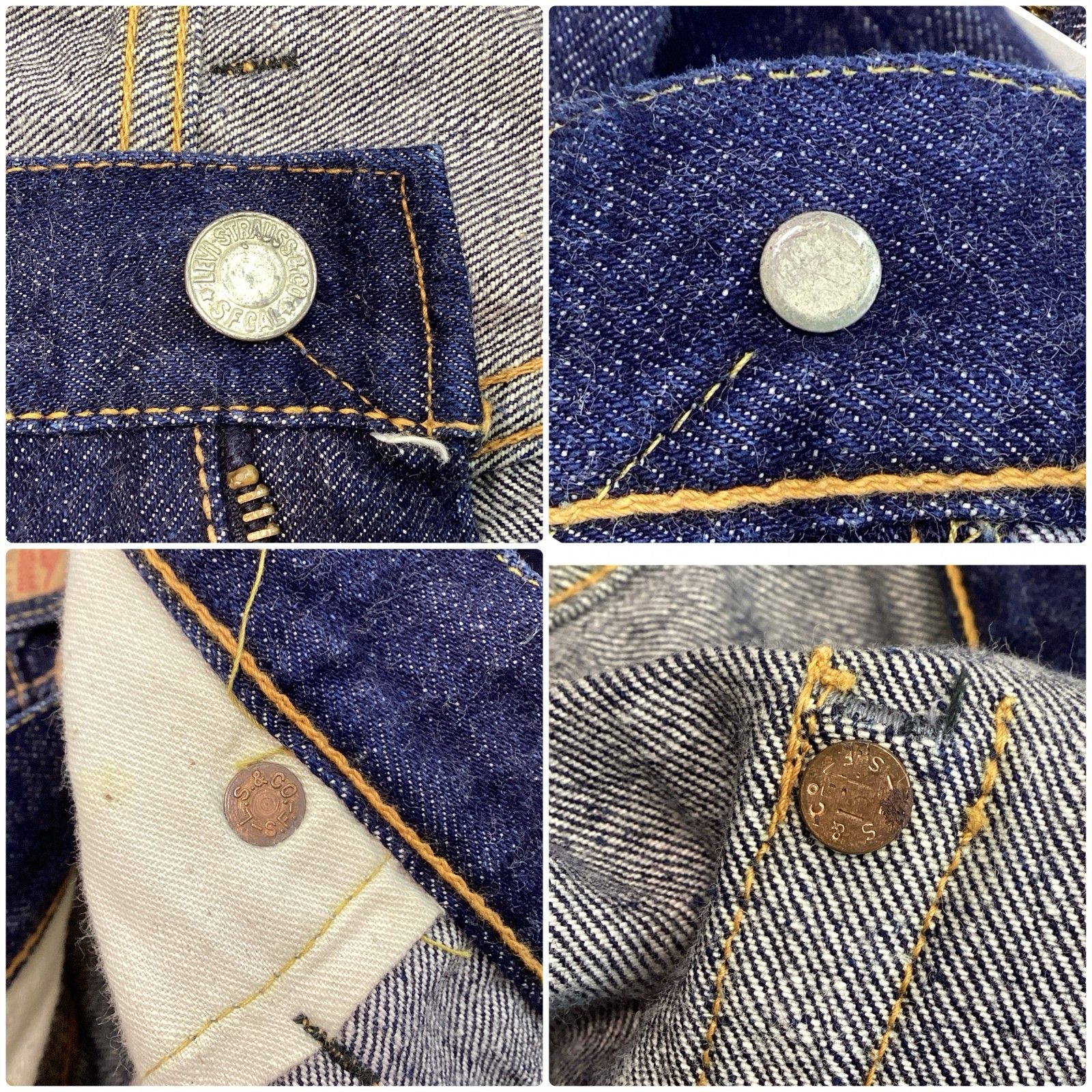 □60's オリジナル Levi's 501ZXX リーバイス 紙パッチ ギャラ □60's オリジナル Levi's 501ZXX リーバイス 紙パッチ ギャラ