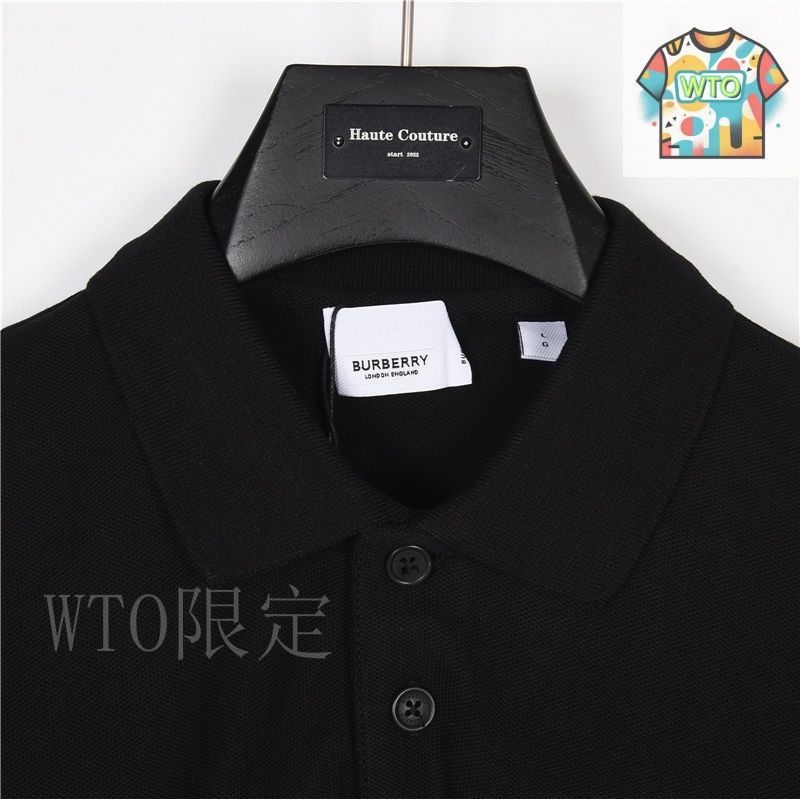 BURBERRY バーバリー ロゴ ポロシャツ 24SS 新作　M バーバリー) BURBERRY ロゴポロシャツ 8083154 (Burberry