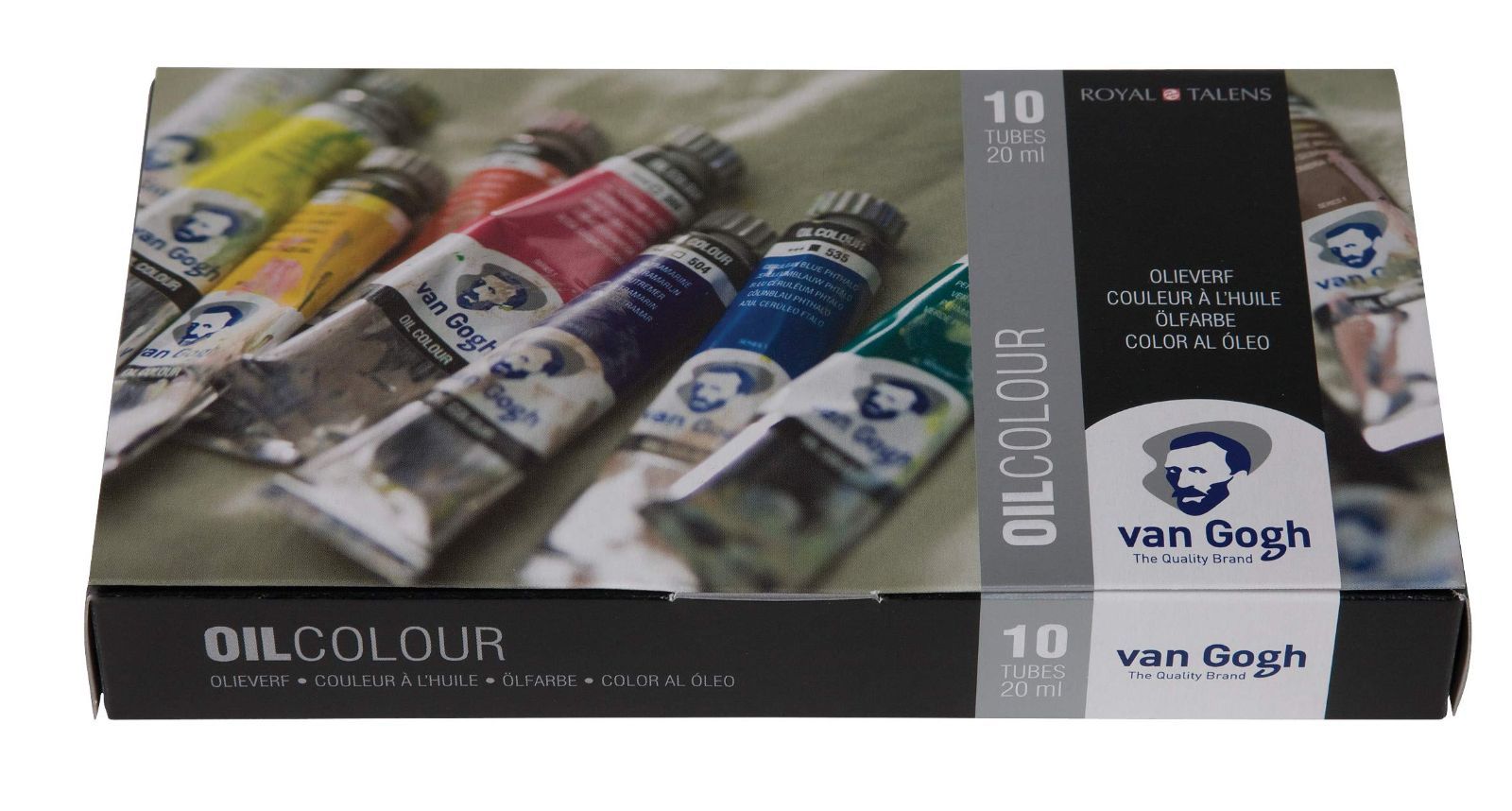 【人気商品】10色セット ヴァンゴッホ 紙箱入 油絵具 T02C410 ターレンス 20ml(6号)