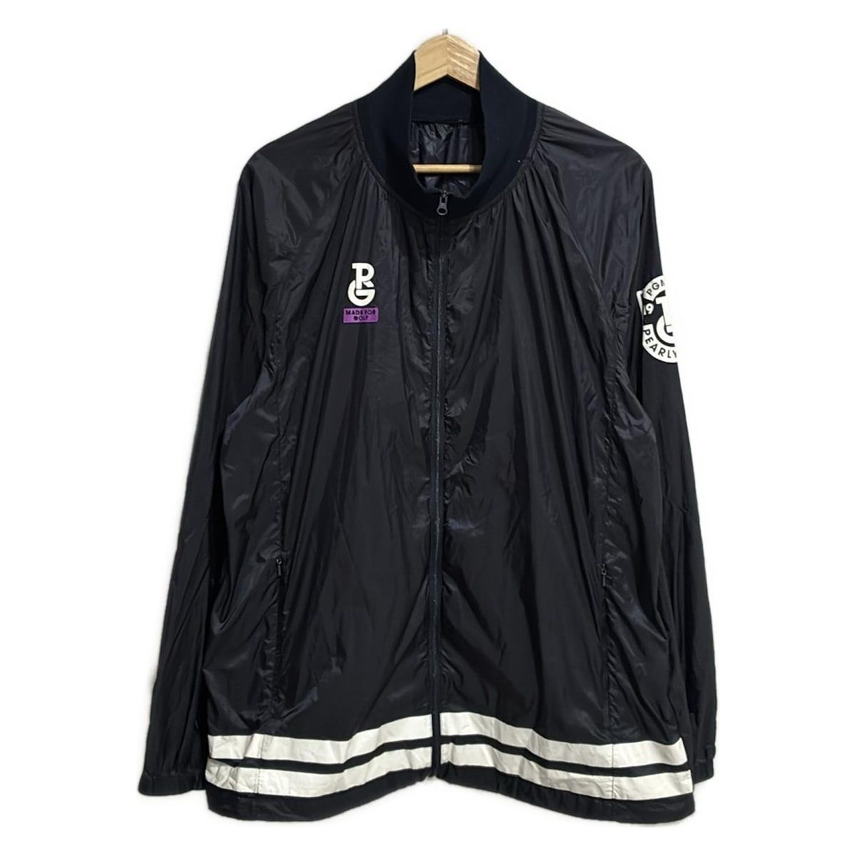 【新品未使用】パーリーゲイツ ブルゾン　4サイズ 新品未使用 PEARLY GATES メンズブルゾン ホワイト サイズ4 中古