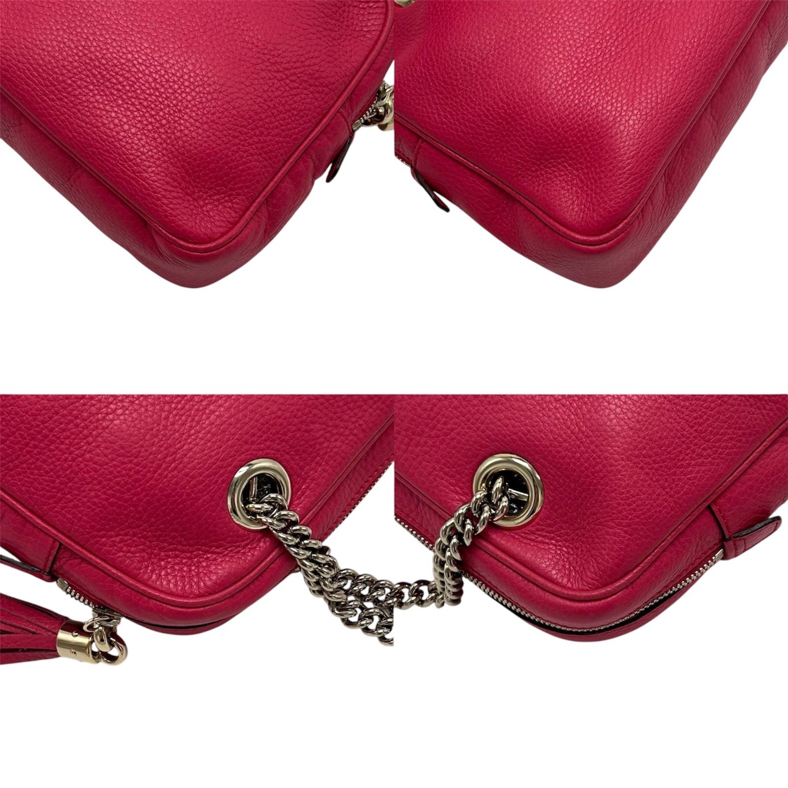 ◎ 極美品 GUCCI グッチ ソーホー チェーン ショルダーバッグ ワン 