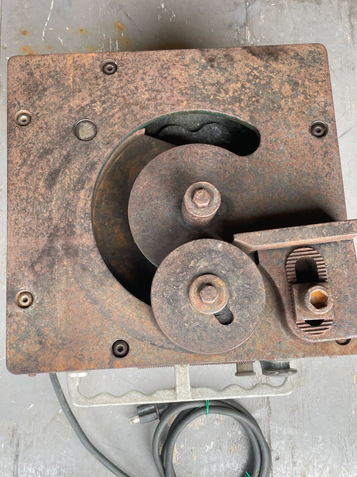 鉄筋ベンダー 鉄筋曲げ機 MB19S オグラ 動作品 動画あり 電動 鉄筋ベンダー 鉄筋曲げ機 MB19S オグラ 動作品 動画あり 電動