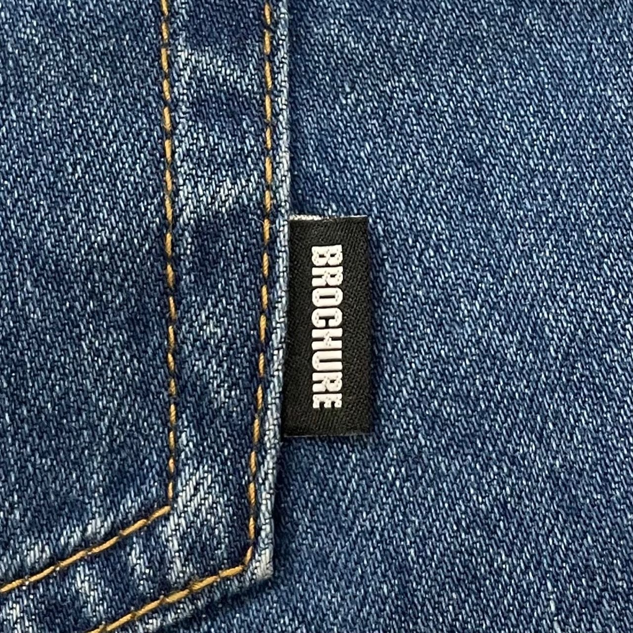 新品 BROCHURE ブロシュアー 23SS 1P DENIM デニム パンツ ジーンズ 