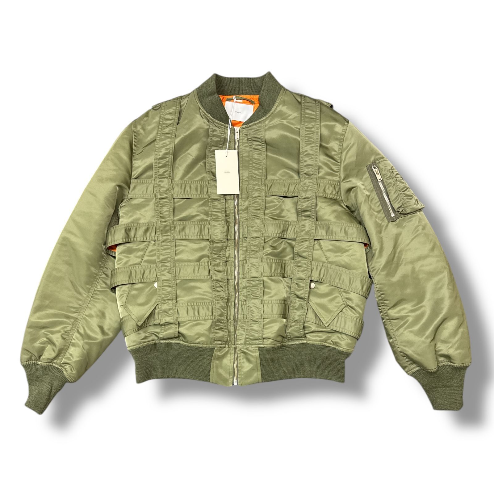 参考上代110000円 未使用品 SUGARHILL 24AW CAGED BOMBER JACKET 