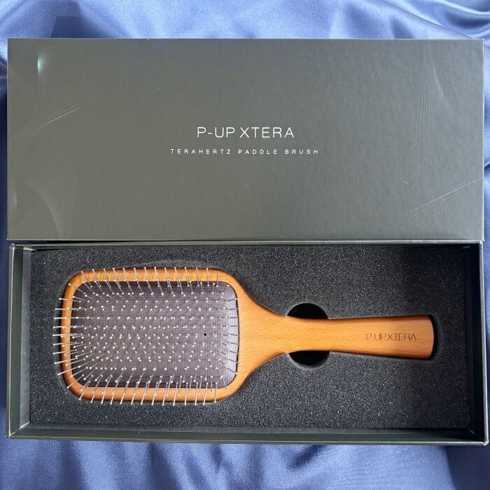 未使用　P-UP XTERA テラヘルツ　ヘアブラシ 正規販売店】P-UP エクステラ テラヘルツ パドル ブラシ