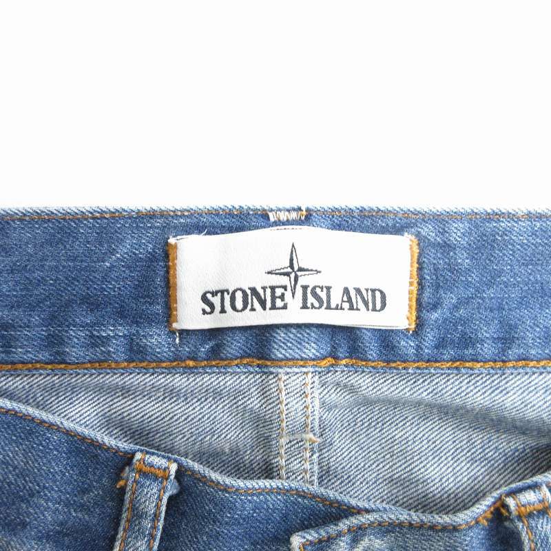 ストーンアイランド STONE ISLAND デニムパンツ ジーンズ ロング テーパード TYPE SL ワッペン コットン 6015J1BNA 青  インディゴ W29 ☆AA☆ - メルカリ