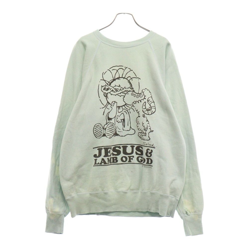 SAINT MICHAEL (セントマイケル) 23AW JESUS Sweat shirt ヴィンテージ
