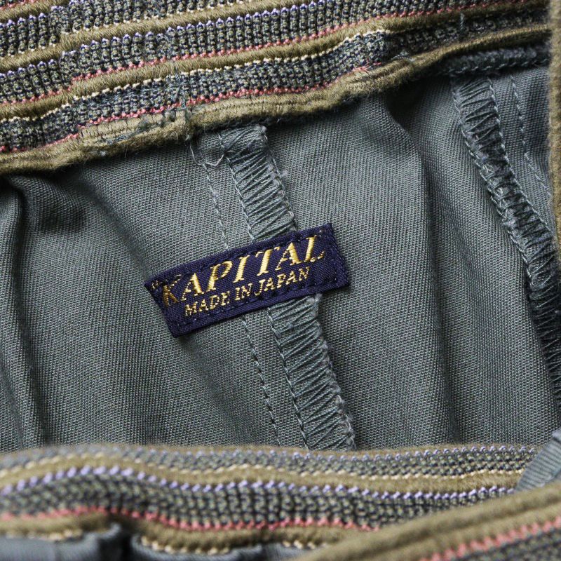 キャピタル KAPITAL OXシモキタ七分丈パンツ 1(S)カーキグリーン