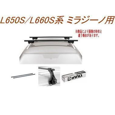 INNO キャリアセット スクエアベース ダイハツ L650S/L660S系 ミラジーノ用 【INSUT/K306/INB117BK】 - メルカリ