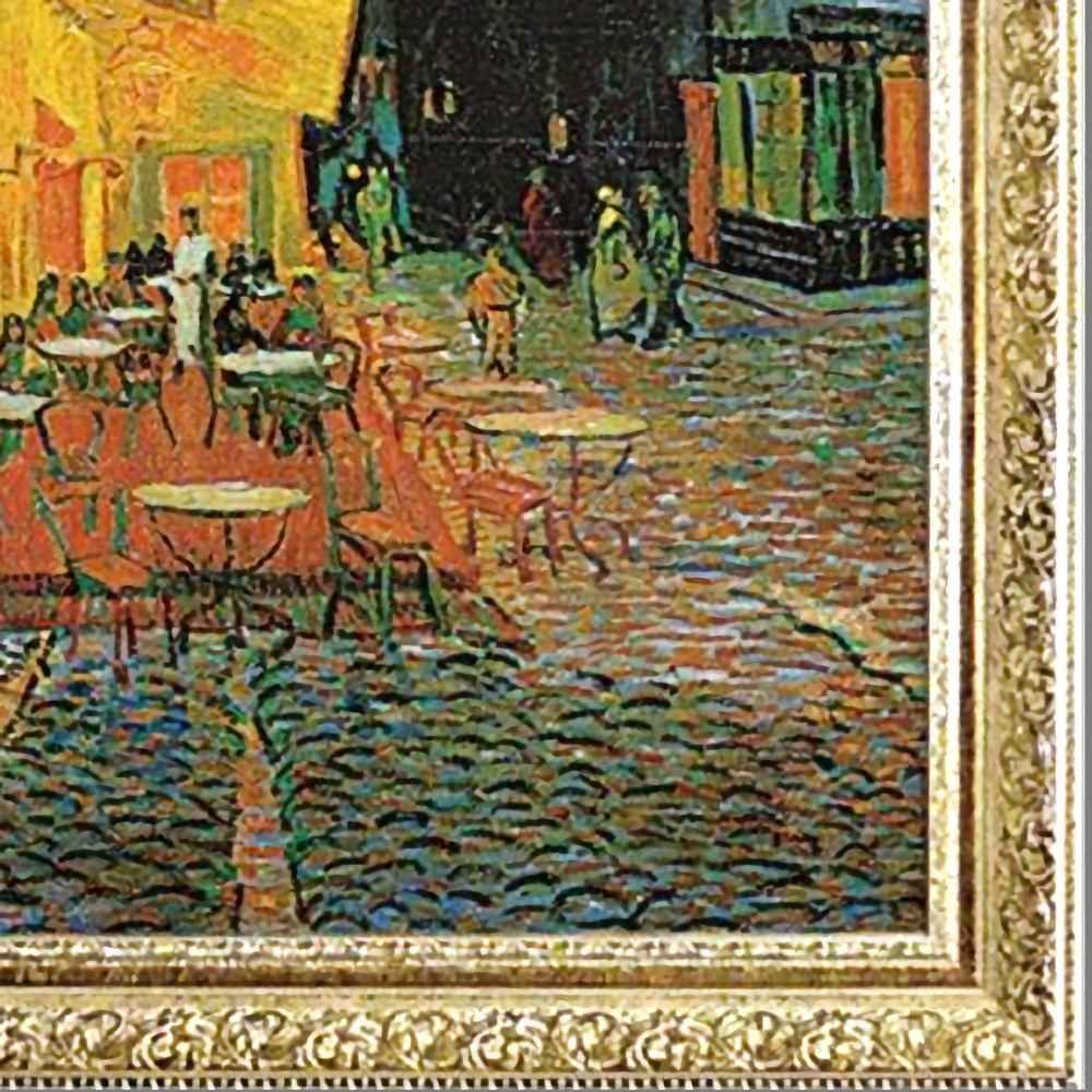 ☆ ゴッホ『ミュージアムシリーズ・夜のカフェテラス』複製画・風景画