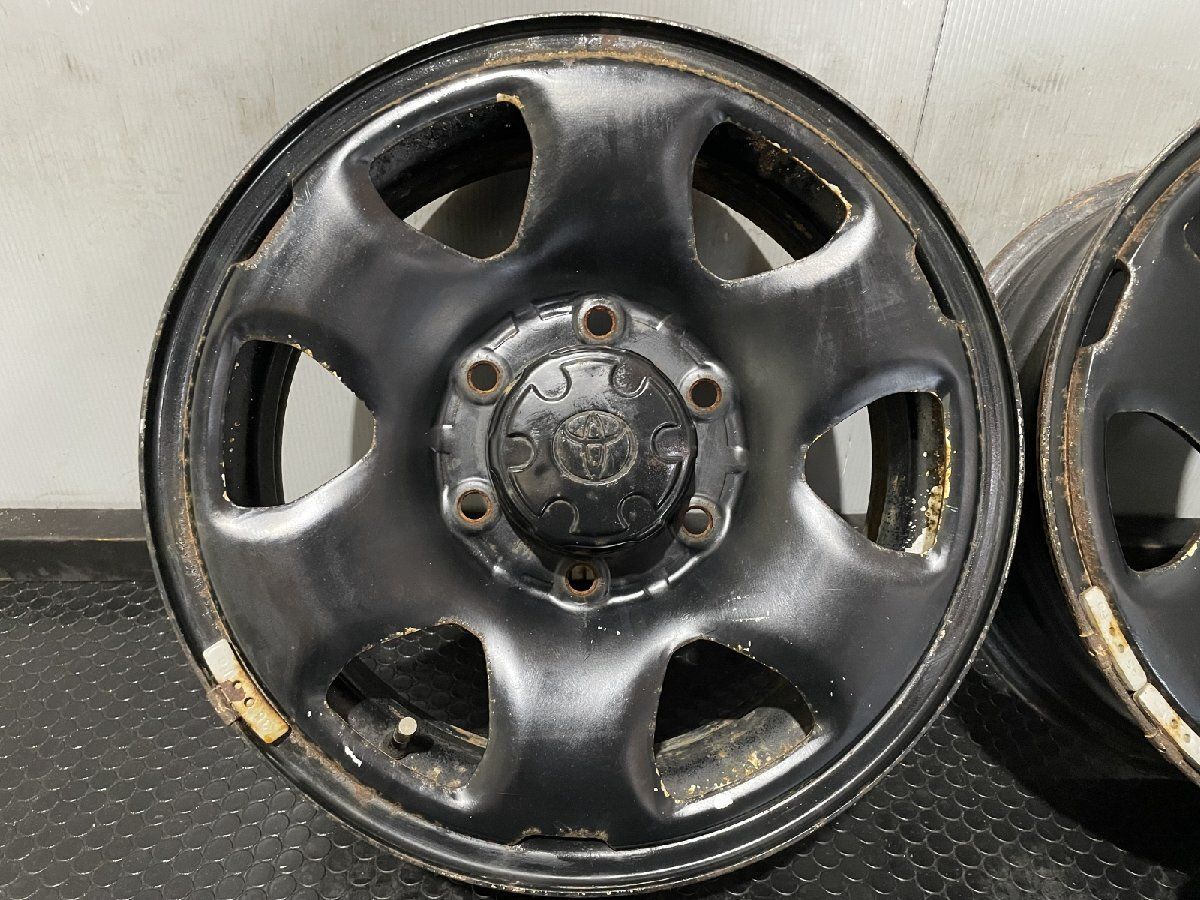希少】トヨタ 185系ハイラックスサーフ 純正ホイール 純正スチール 