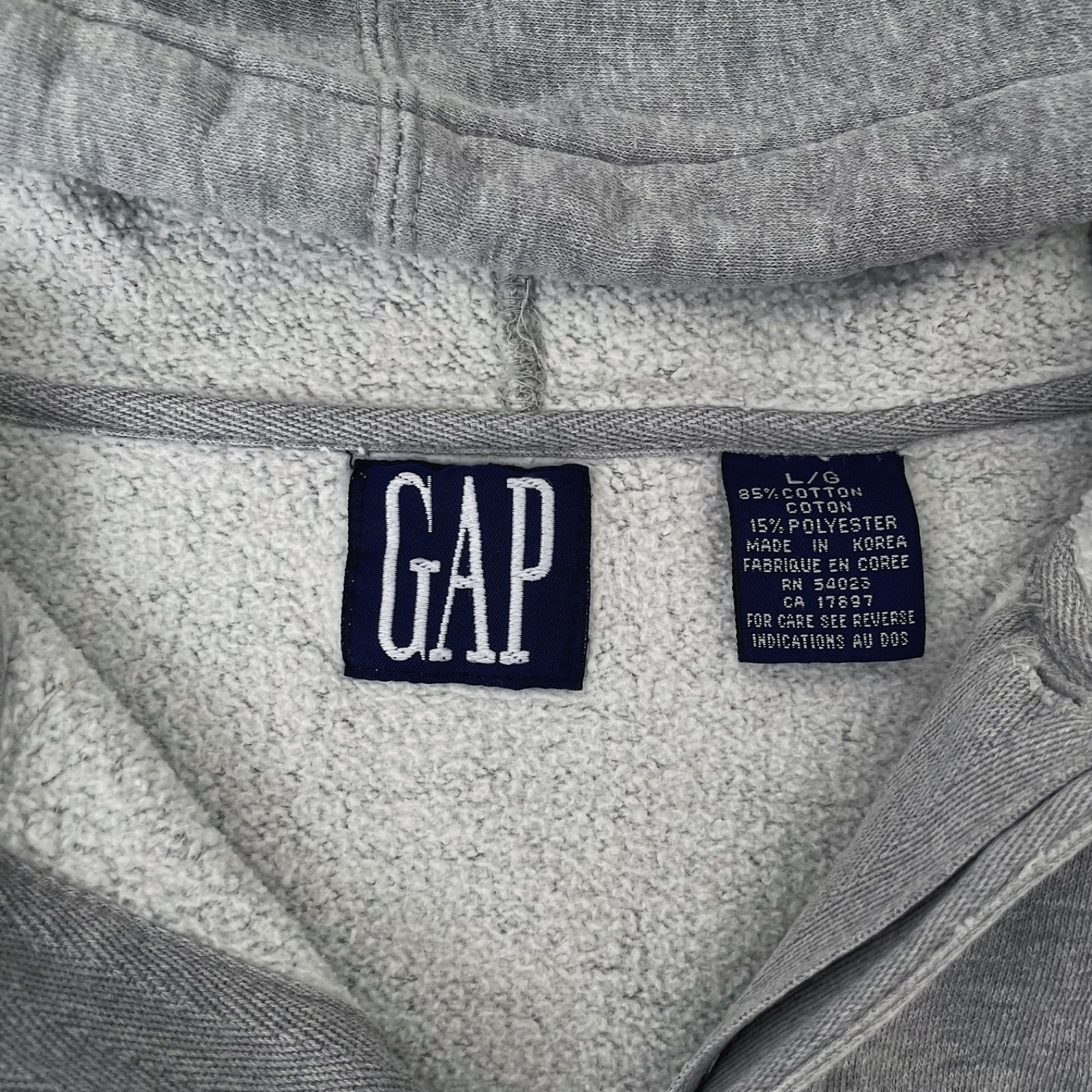 90s GAP パーカー ハーフボタン ハーフジップ オールドギャップ old 