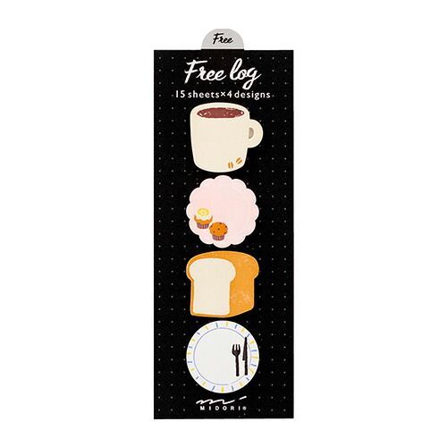 まとめ ミドリ 付せん紙 ジャーナル フリー 食事柄 19068 ×20セット