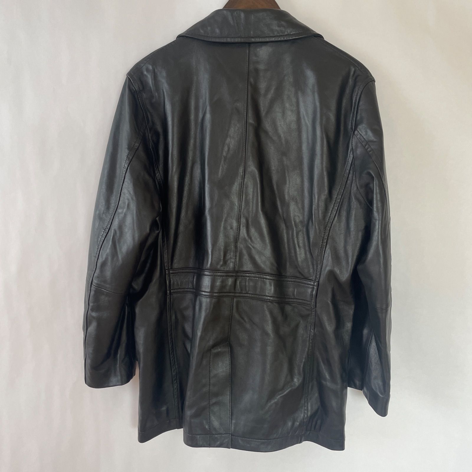 美品】element of SIMPLE LIFE 羊革 ラムレザー メンズ レザー