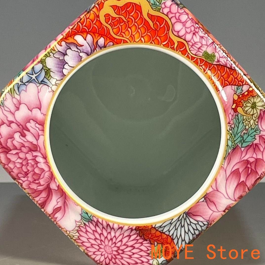 清乾隆琺瑯彩万花龍紋茶壺 茶道具 景徳鎮 陶磁器 装飾品 工芸品美術品 置物 清乾隆琺瑯彩万花龍紋茶壺 茶道具 景徳鎮 陶磁器 装飾品