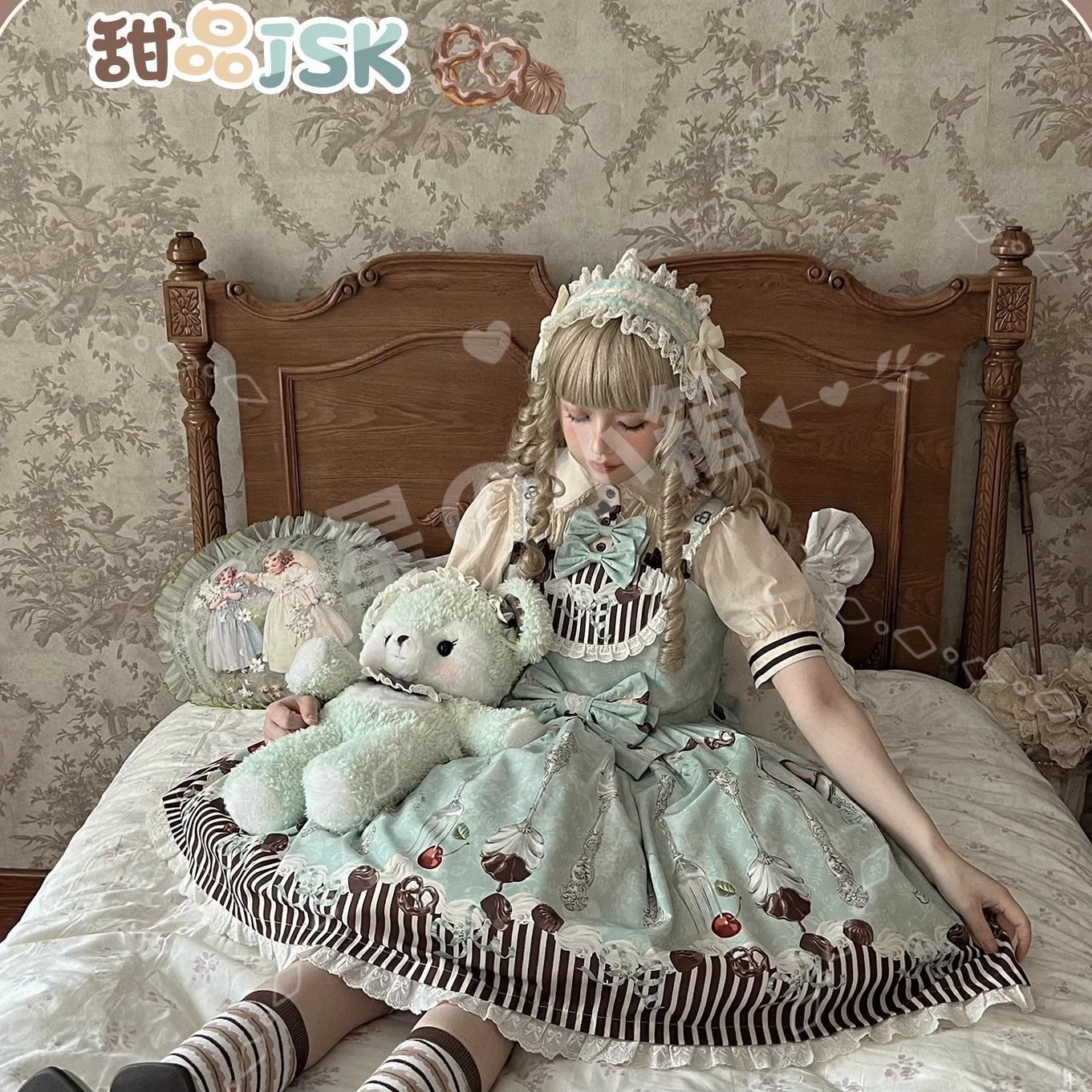 コスチューム・コスプレ 新品未使用ロリータ 甘いチョコレート柄