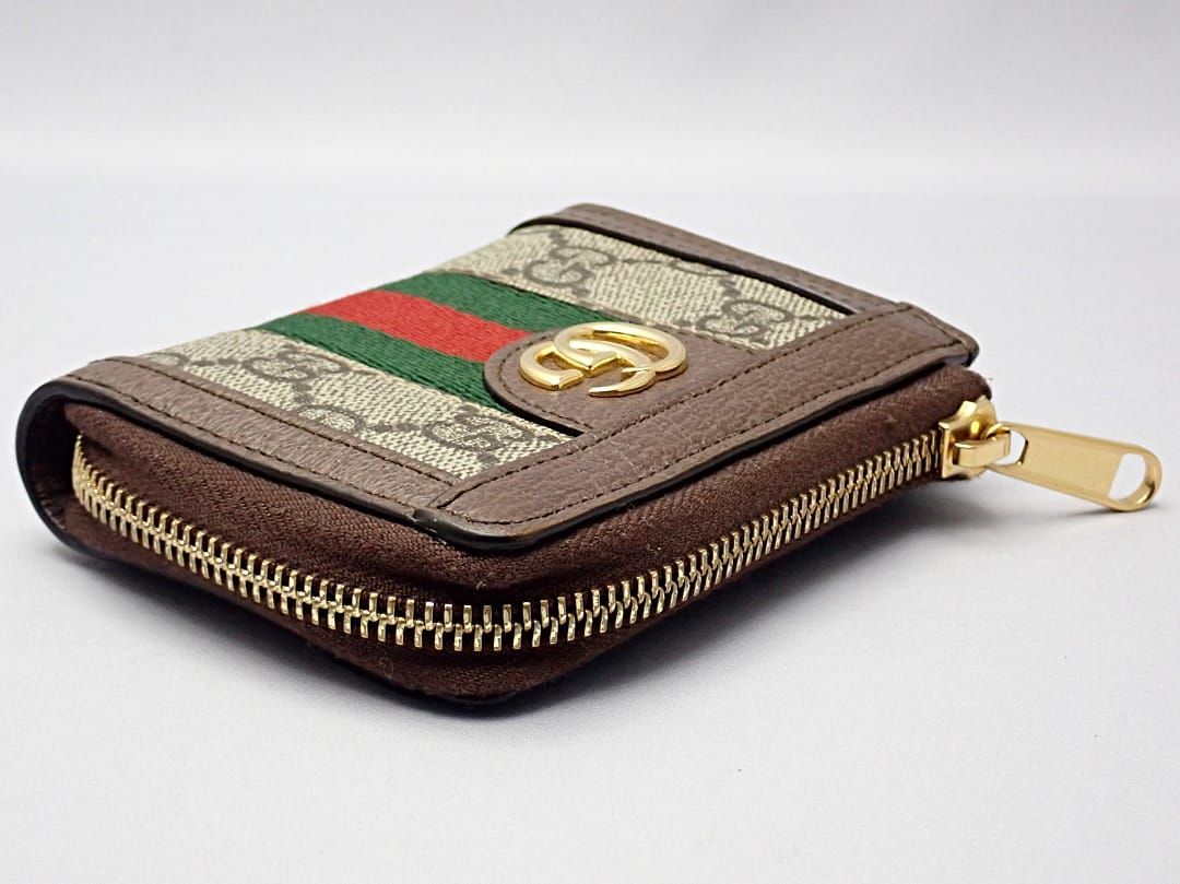 GUCCI グッチ オフィディア GGスプリーム シェリーライン L字