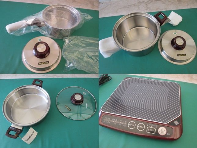 電磁調理器 ステンレス鍋セット EXL-IH Excel Human 0420DI 7AT-1S