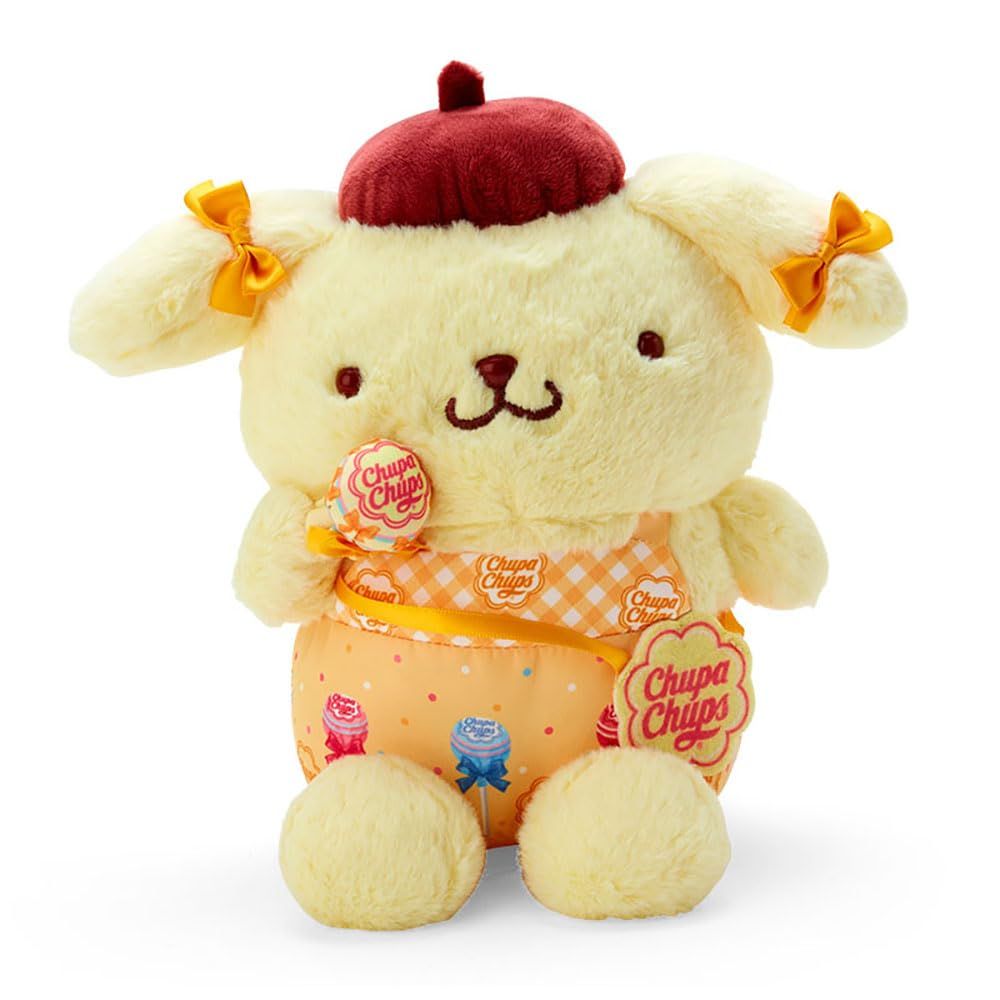 サンリオ(SANRIO) サンリオ ぬいぐるみL チュッパチャプスコラボ第2弾 ポムポムプリン プリン POMPOMPURIN 20.5×22×17cm キャラクター 040215 SANRIO [ポムポムプリン]