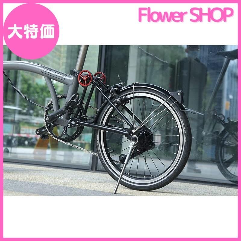 大特価】Titanium Alloy Kickstand Stand for Brompton Folding Bike P