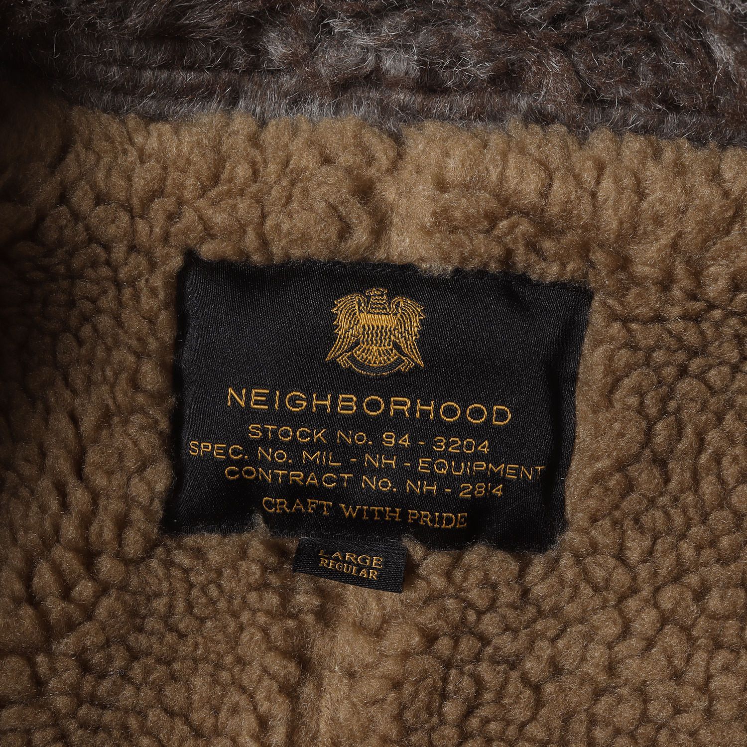 NEIGHBORHOOD ネイバーフッド コート サイズ:L ファー付き 裏ボア