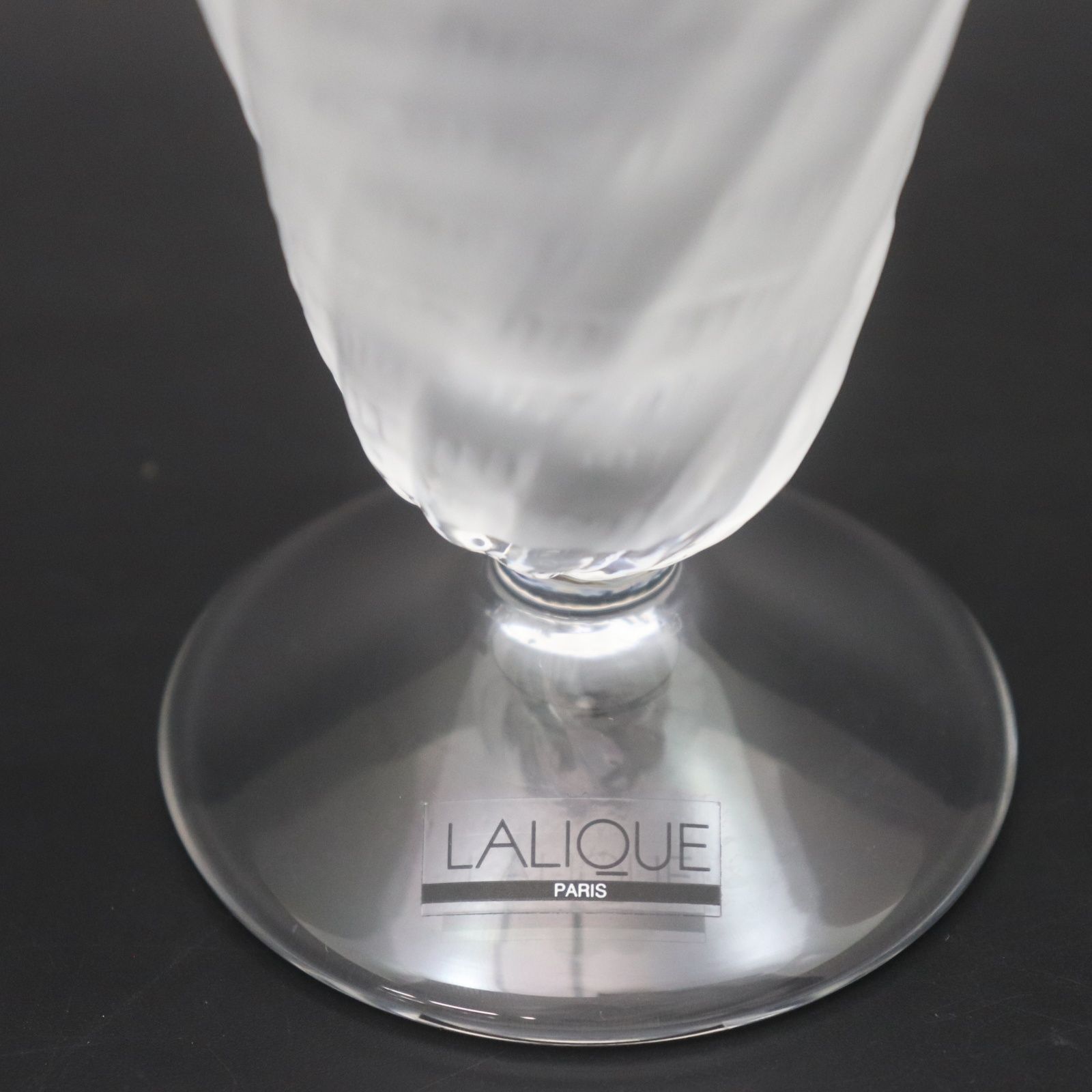 ラリック　天使彫文　エンジェル　レリーフ　花瓶　クリスタル　フラワーベース　置物 ITFNYHZ3277K LALIQUE ラリック Lucie ルシエ フラワーベース
