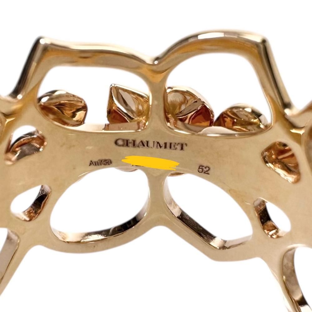 CHAUMET ショーメ オルタンシア ゴールドリング CHAUMET ショーメ オルタンシア ゴールドリング - メルカリ