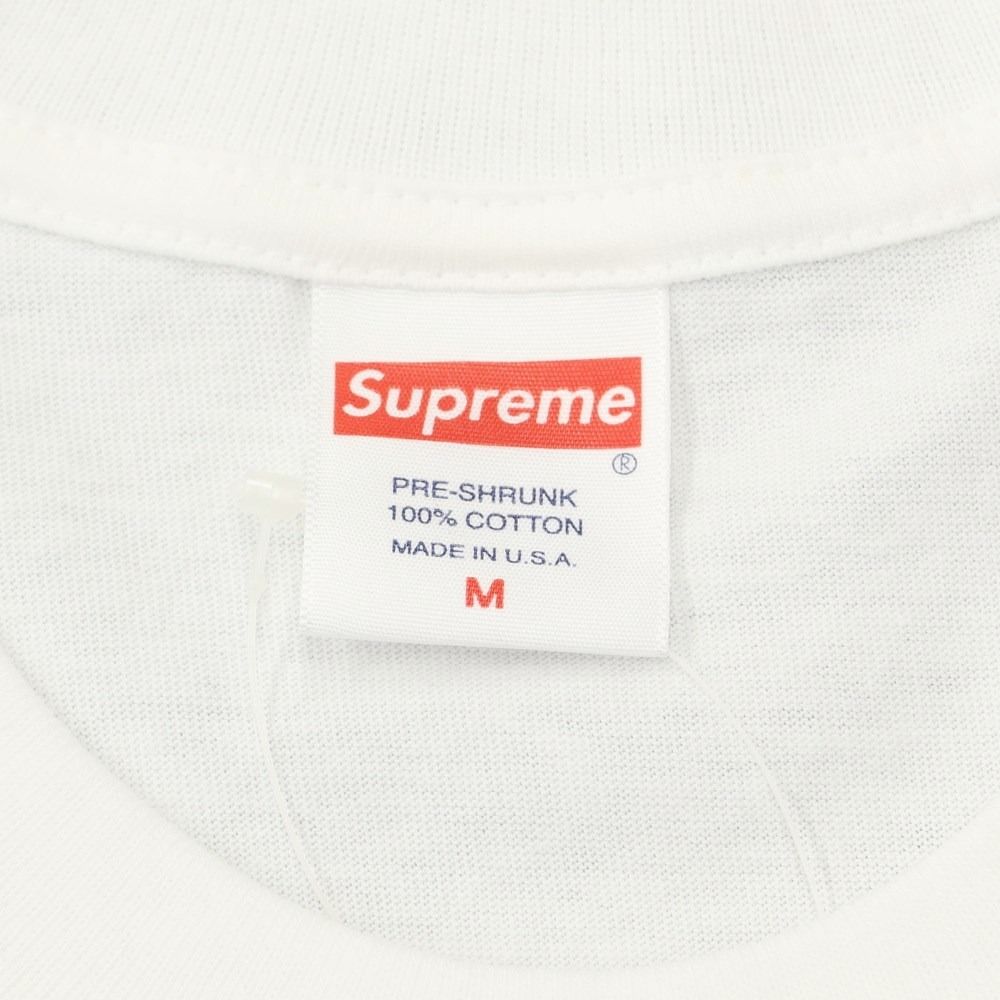 【中古】シュプリーム Supreme 2023年春夏 New York Tee 半袖 クルーネック Ｔシャツ ホワイトxグリーン【サイズM】【メンズ】-2