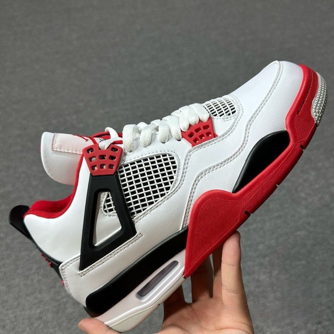 げ ?? ?? NIKE AIR JORDAN 4 RETRO OG FIRE RED 男女兼用-MM輸入2