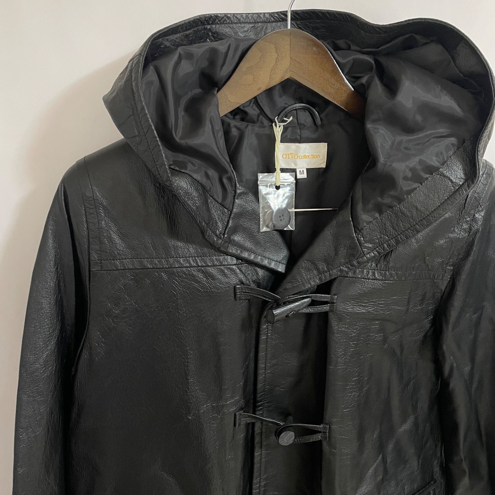 美品】otto オットー 豚革 オールレザー ダッフルコート メンズ 