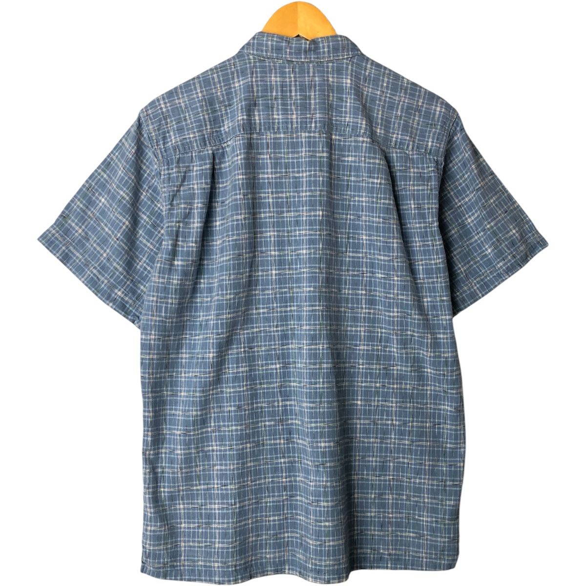 【美品】パタゴニア 総柄 バックステップシャツ S ヘンプ 半袖シャツ リネン patagonia - 古着 パタゴニア バックステップシャツ 53139SP19