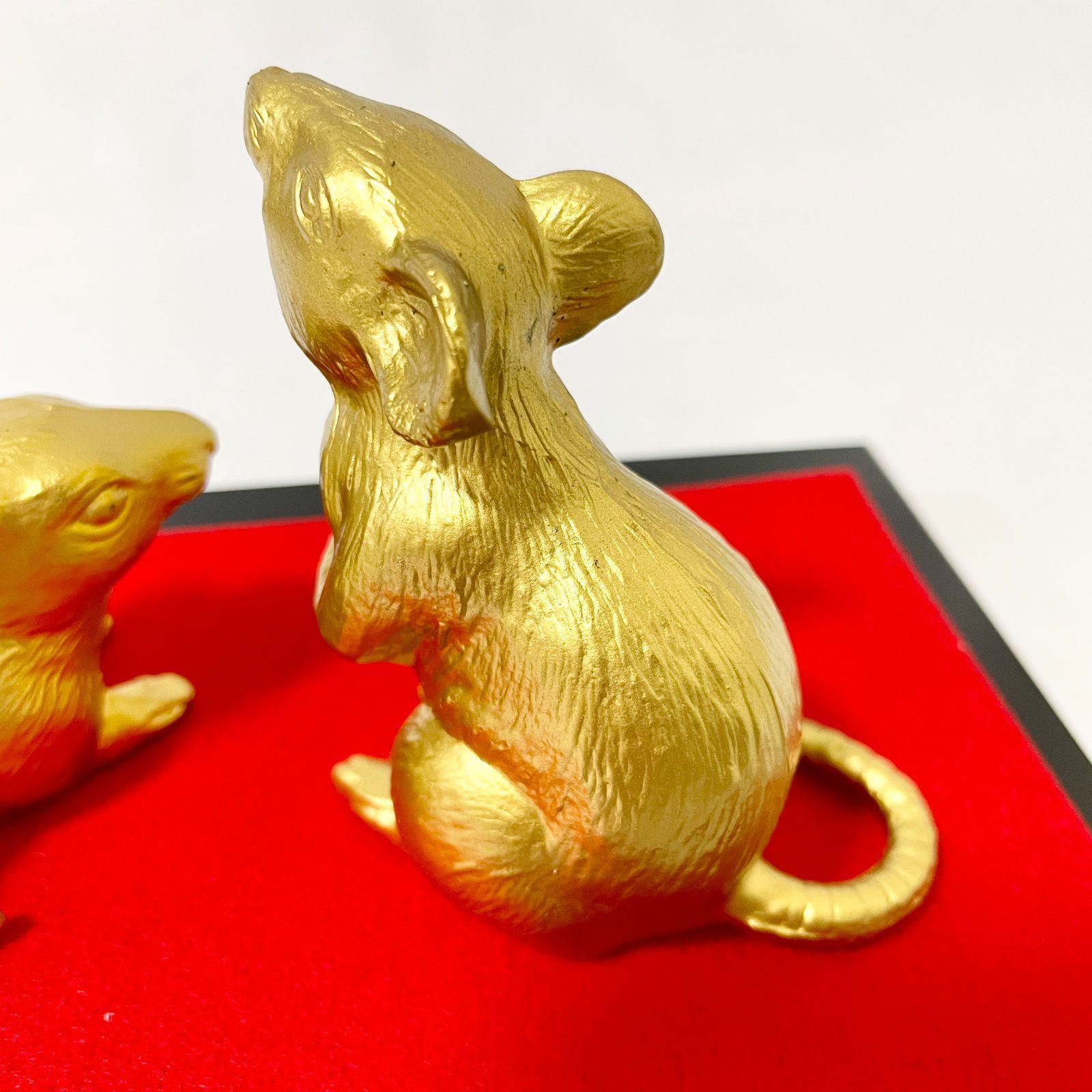 干支置物 鼠・子ねずみ 骨董品 伝統工芸謹製 S386 - メルカリ