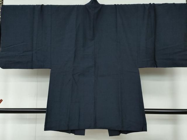 藍鉄色 正絹