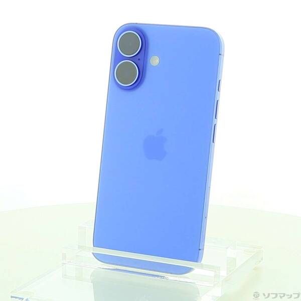 中古品〕 iPhone16 128GB ウルトラマリン MYDU3J／A SIMフリー