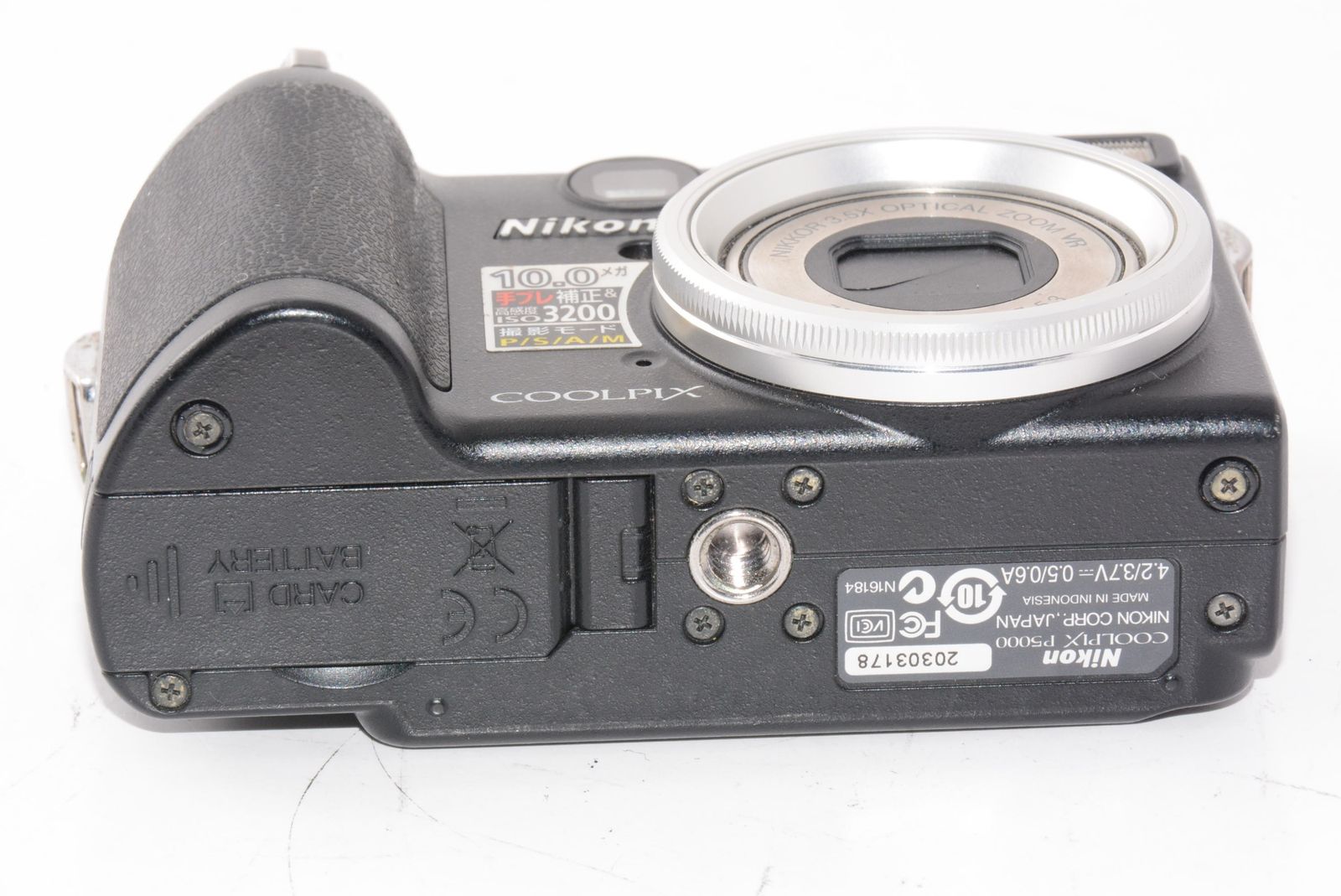 Nikon COOLPIX(クールピクス) 工場 P5000 ブラック Nikon デジタル