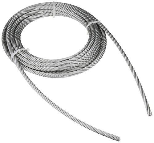 特価商品】TRUSCO(トラスコ) JIS規格品メッキ付ワイヤロープ (6×24