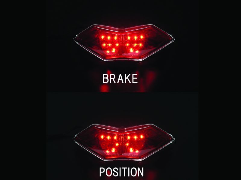 N2]134090-91 ポッシュ ニンジャ250/Z250 LEDテールライト N2]134090-91 ポッシュ Ninja ニンジャ250(13-17) Z250(13-16) LED