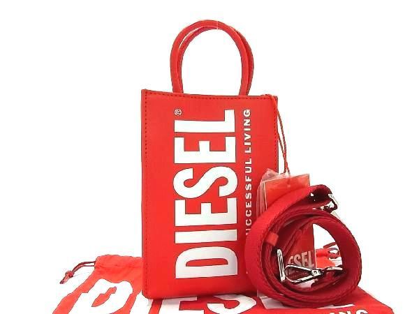 □新品□未使用□ DIESEL ディーゼル レザー 2WAY ハンドバッグ