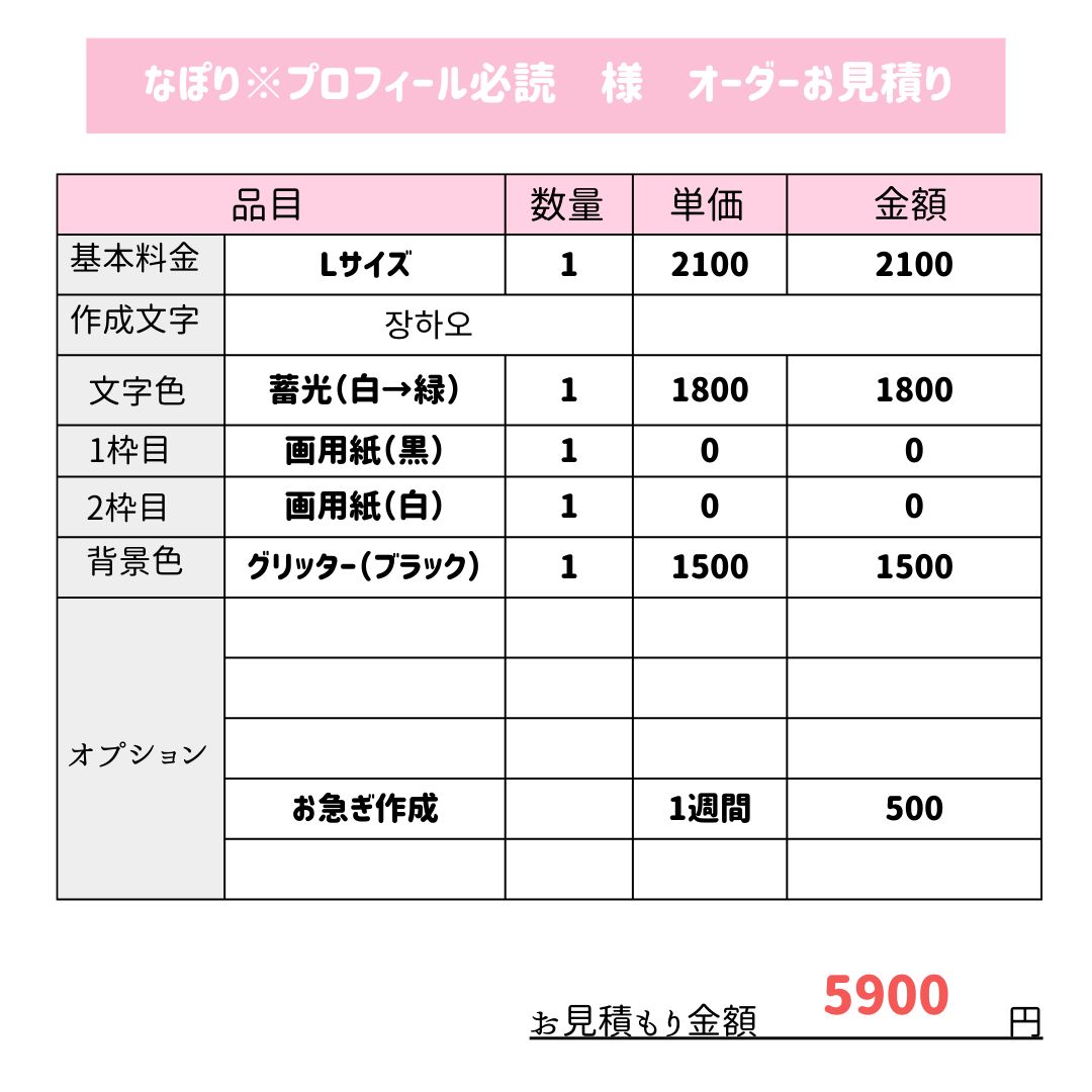 Nao☆プロフィール必読様分 プロフ必読 様 専用ページ nao様専用ページ