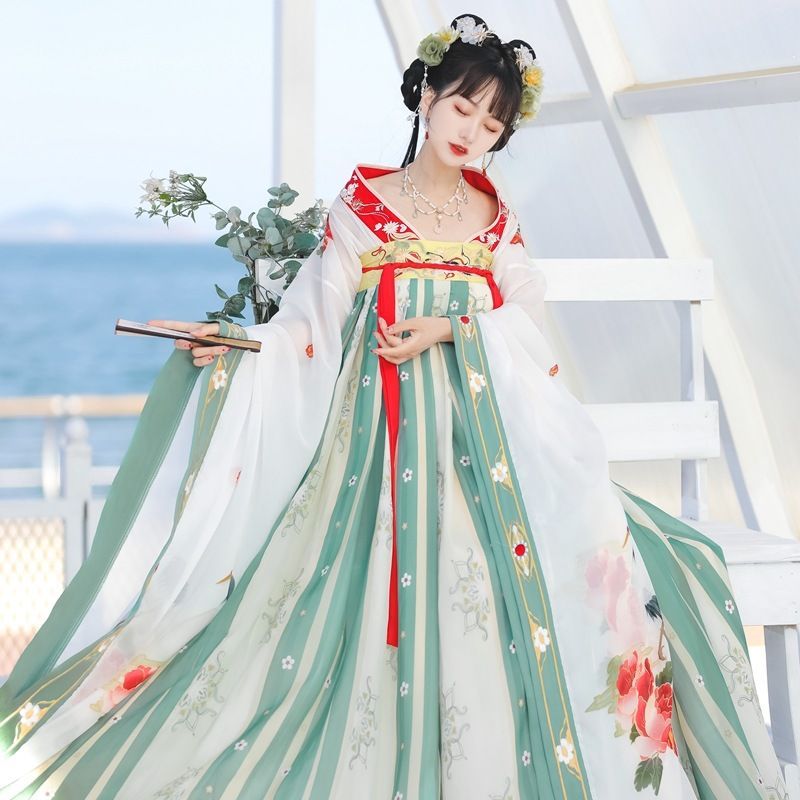 チャイナ服 コスプレ仮装 レディース 漢服 刺繍 仙女服 中華服 唐装 